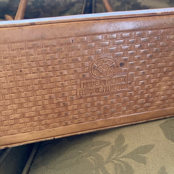 Vintage Mexican Leather Purse 👜 Tote - Picture 13 of 14